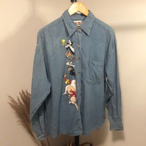 Looney Tunes Button Down
